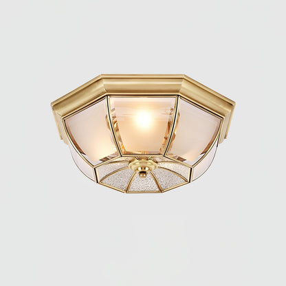 Bowl Shaped Brass Ceiling Lamp Ceiling lamp