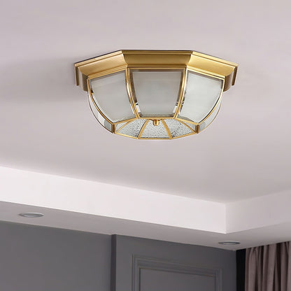 Bowl Shaped Brass Ceiling Lamp Ceiling lamp