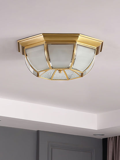 Bowl Shaped Brass Ceiling Lamp Ceiling lamp