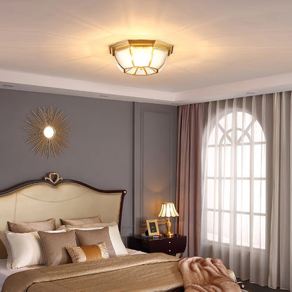 Bowl Shaped Brass Ceiling Lamp Ceiling lamp