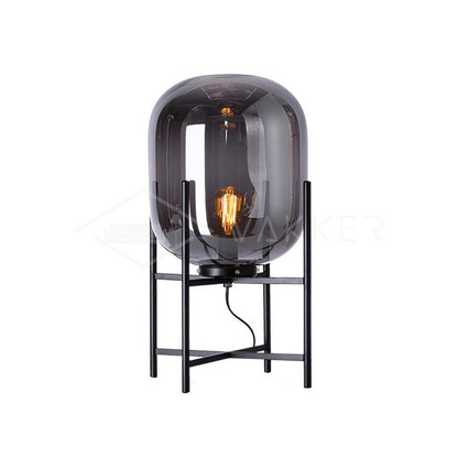 Oda Table Lamp Dia 10.2″ x H 17.7″ / Dia 26cm x H 45cm / Grey / US Plug Table lamp