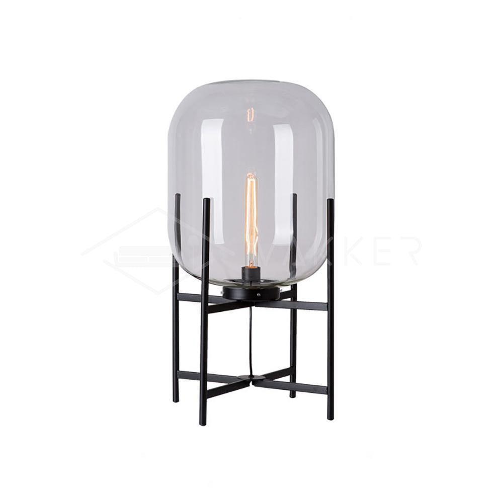 Oda Table Lamp Dia 10.2″ x H 17.7″ / Dia 26cm x H 45cm / Clear / US Plug Table lamp