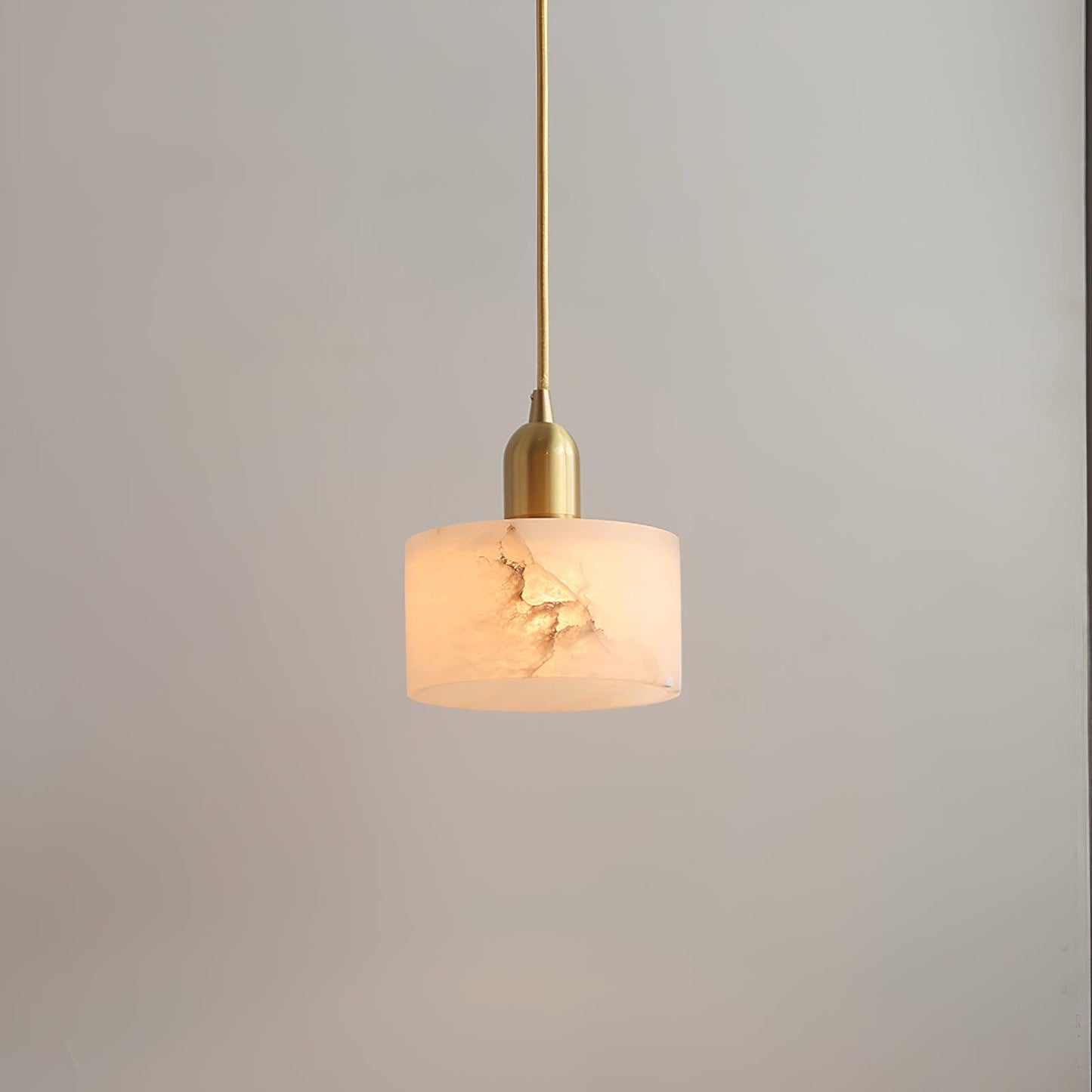 Odyssey Pendant Light ? 5.5″ x H 5.9″ / Dia 14cm x H 15cm / Brass + White Pendant light
