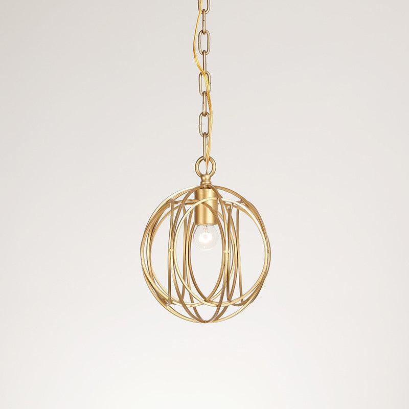 Ofelia Pendant Light 1 head Φ 8.7″ x H 9.1″ / Dia 22cm x H 23cm / Gold Pendant light