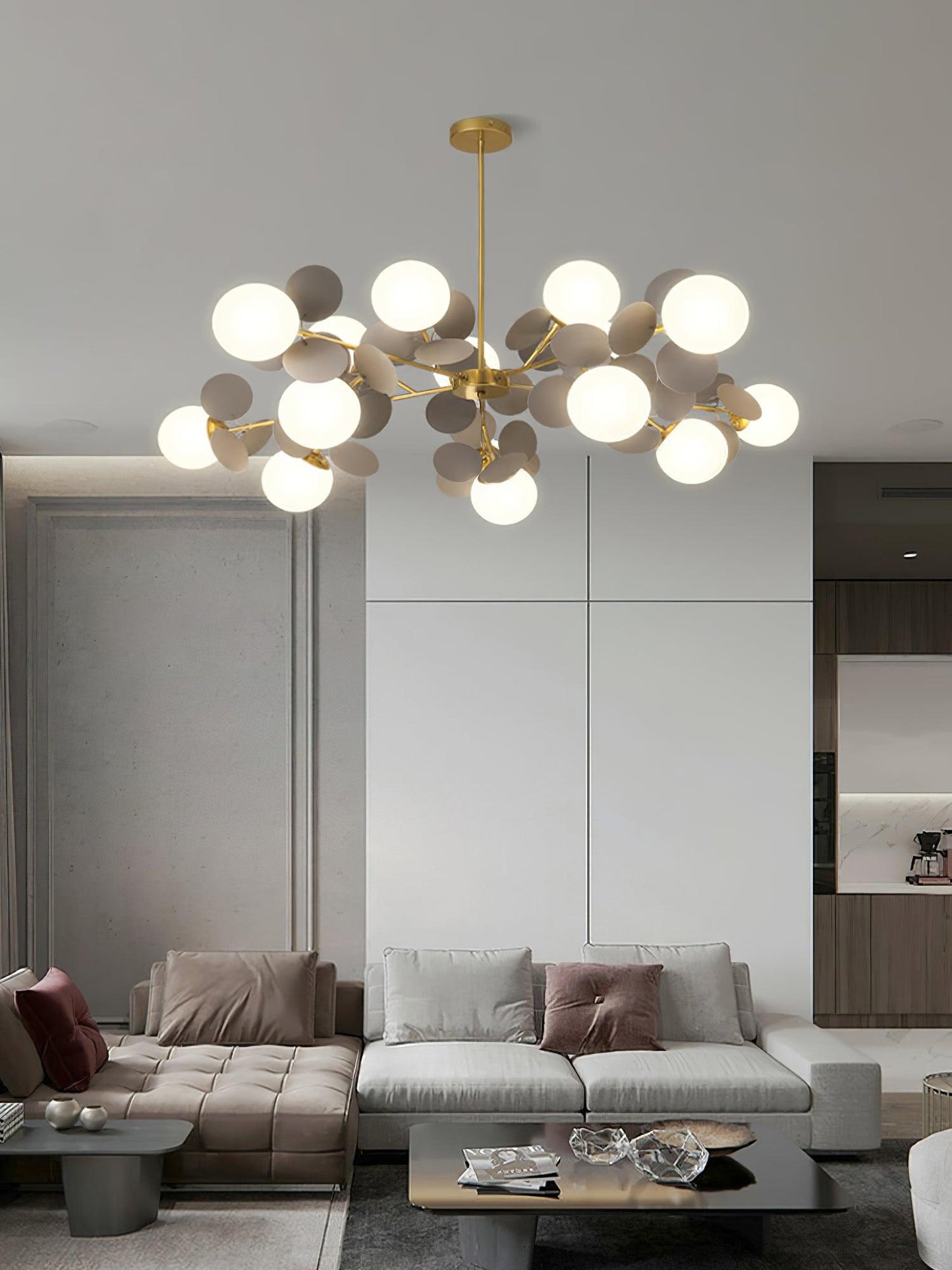 Off White Tree Chandelier Chandelier