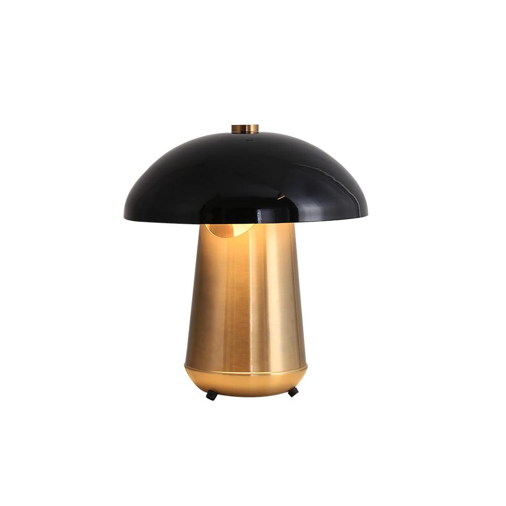 Ogno Mushroom Table Lamp Dia 13.7″ x H 16.9″/ Dia 35cm x H 43cm / Gold & Black / US plug Table lamp