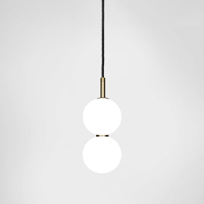 Ohm Pendant Light Dia 4.7″ x H 14.2″ / Dia 12cm x H 36cm / White & Transparent / Warm Light Pendant light