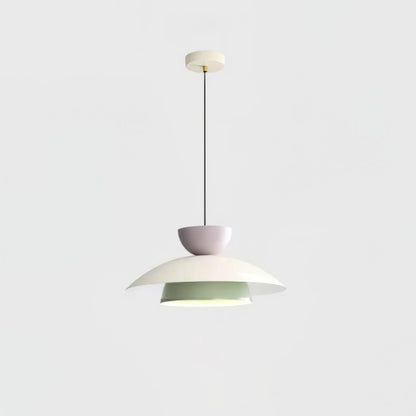 Olemi Pendant Lamp ? 13.8″ x H 6.9″ / Dia 35cm x H 16cm / White & Green / Three-Color Changing Light Pendant light