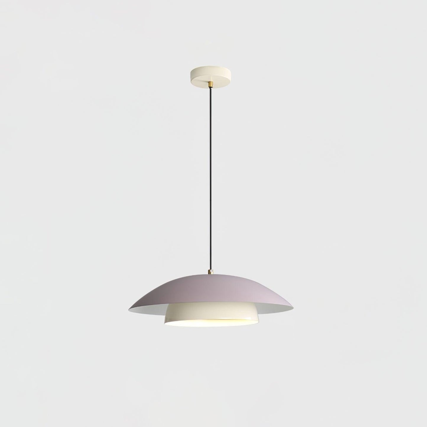 Olemi Pendant Lamp ? 13.8″ x H 3.9″ / Dia 35cm x H 10cm / Grey & White / Three-Color Changing Light Pendant light