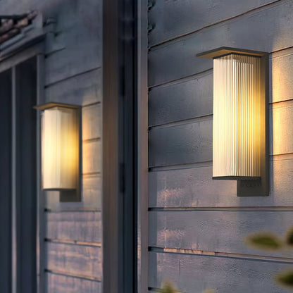 Oleron Box Outdoor Solar Wall Lamp Outdoor Lighting