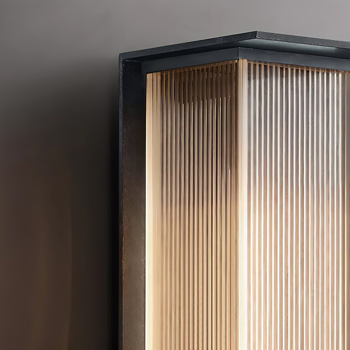 Oleron Box Outdoor Solar Wall Lamp Outdoor Lighting