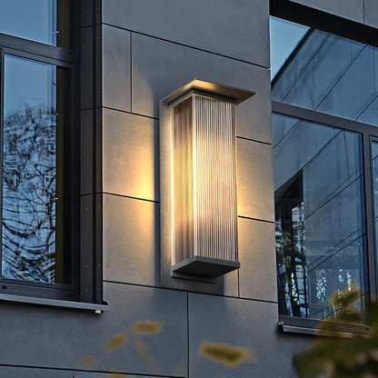 Oleron Box Outdoor Solar Wall Lamp Outdoor Lighting