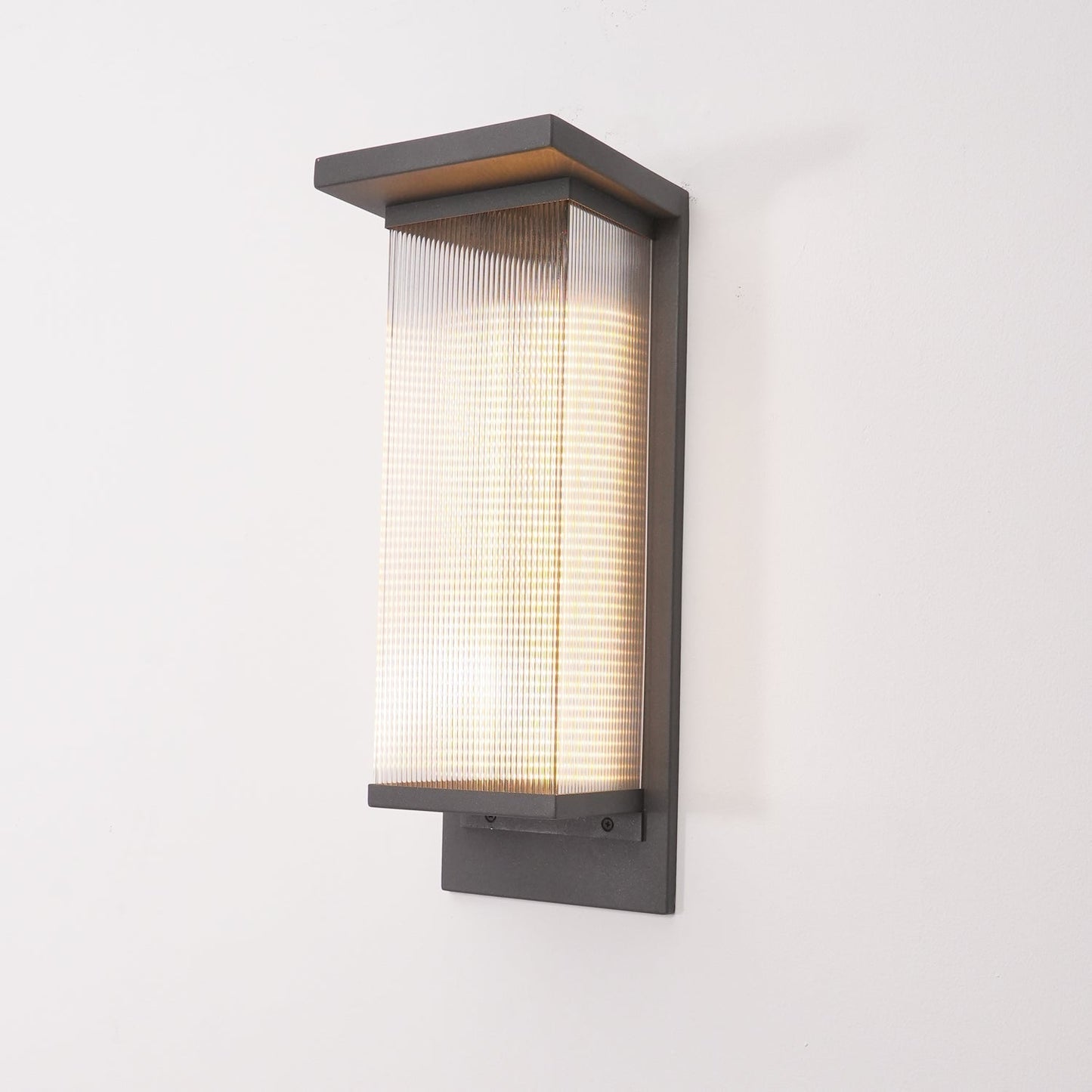 Oleron Box Outdoor Solar Wall Lamp Outdoor Lighting