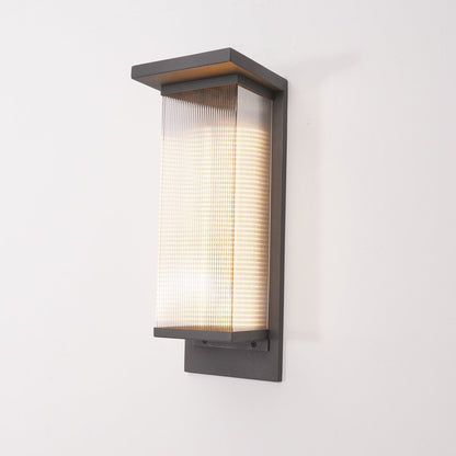 Oleron Box Outdoor Solar Wall Lamp Outdoor Lighting