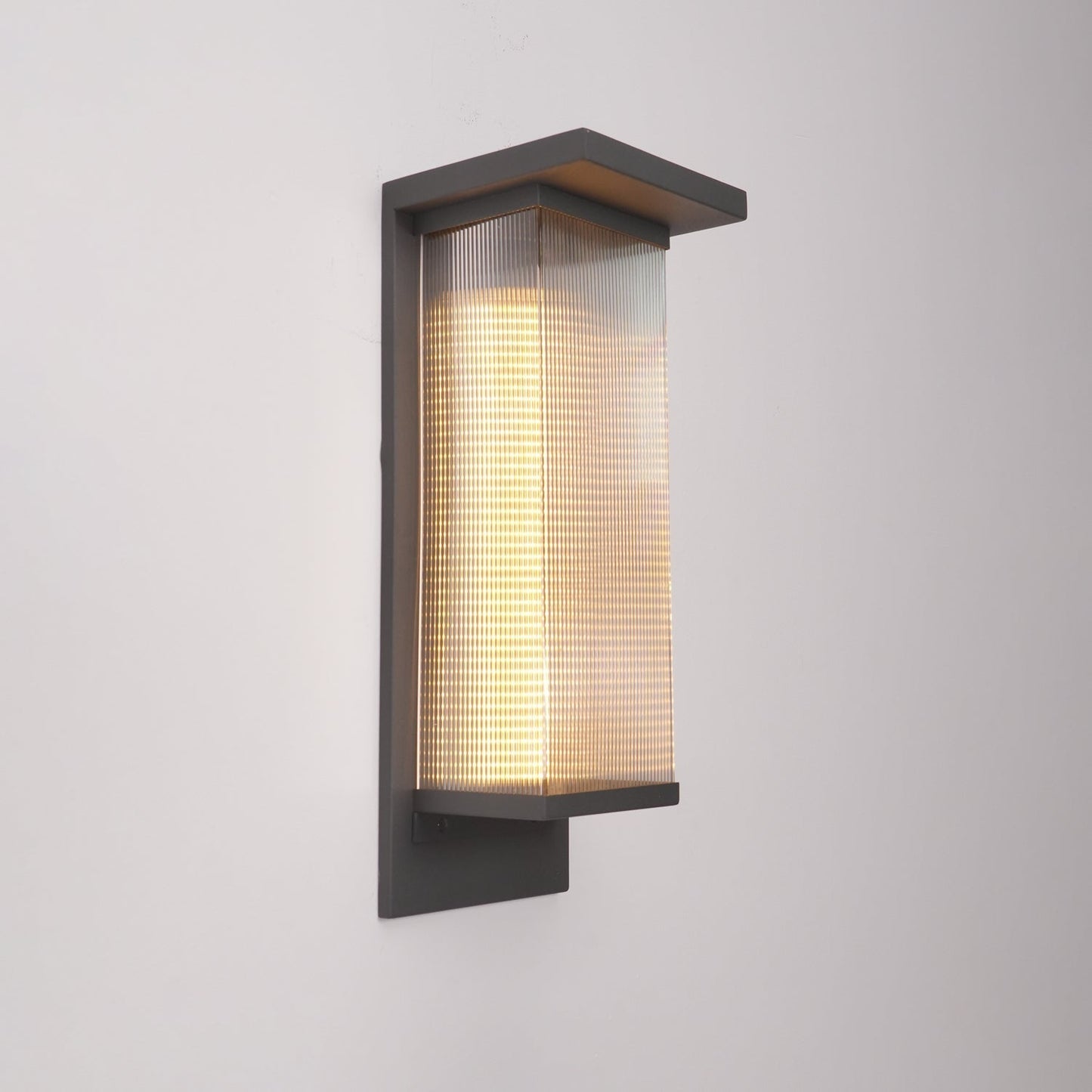 Oleron Box Outdoor Solar Wall Lamp Outdoor Lighting