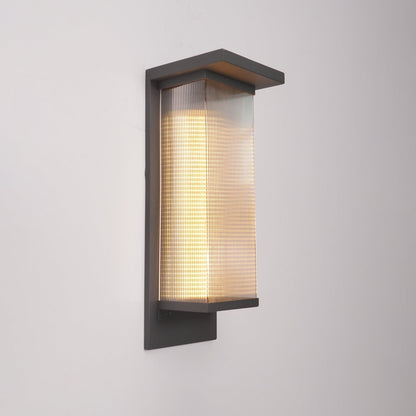 Oleron Box Outdoor Solar Wall Lamp Outdoor Lighting