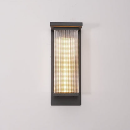 Oleron Box Outdoor Solar Wall Lamp Outdoor Lighting