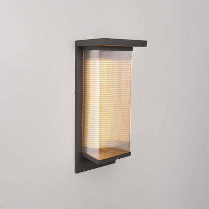 Oleron Box Outdoor Solar Wall Lamp Outdoor Lighting