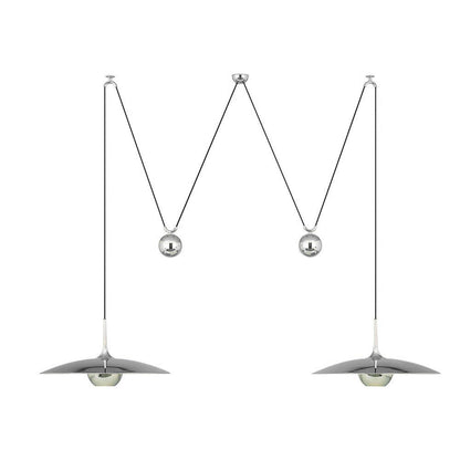 Onos Pendant Lamp Double ? 11.8″ / Dia 30cm / Chrome Pendant light