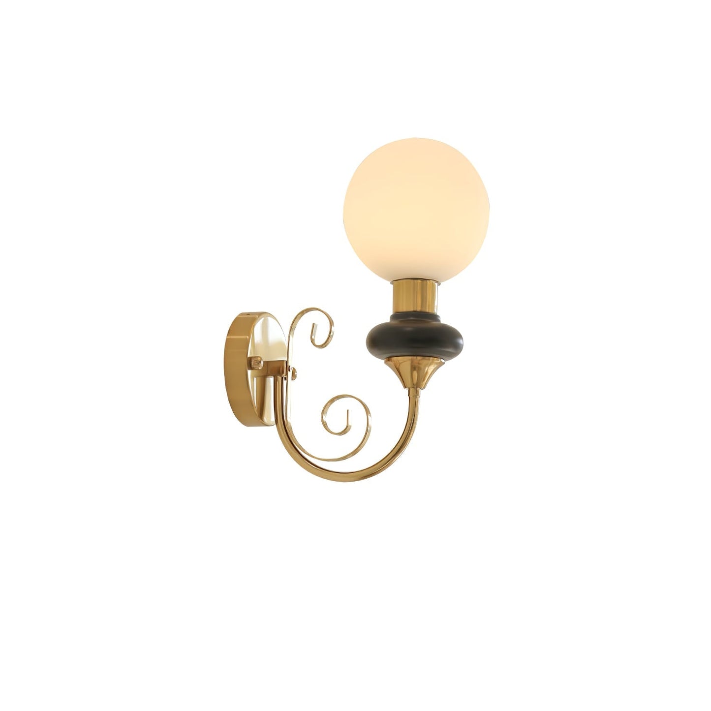 Onyx Wall Lamp ? 5.9″ x H 13.8″ / Black / Single Wall lamp