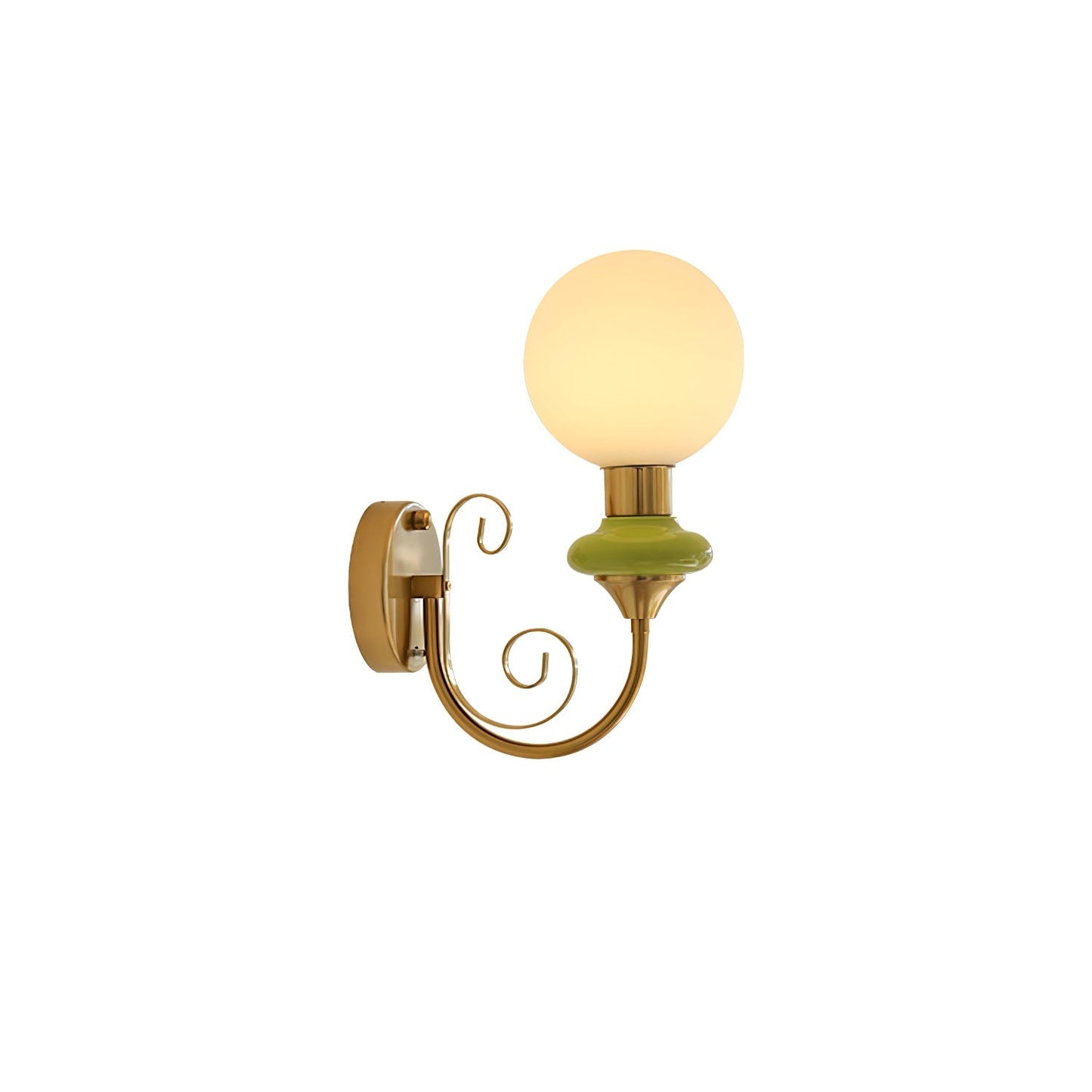Onyx Wall Lamp ? 5.9″ x H 13.8″ / Green / Single Wall lamp