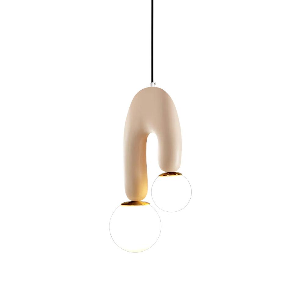 Oo Smooth Pendant Light Dia 9.8″ x H 18.5″ / Skin pendant Lamp