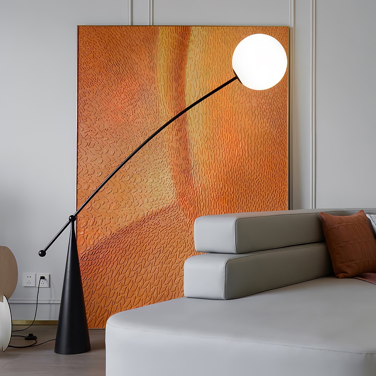 Opal Arc Floor Lamp 灯具
