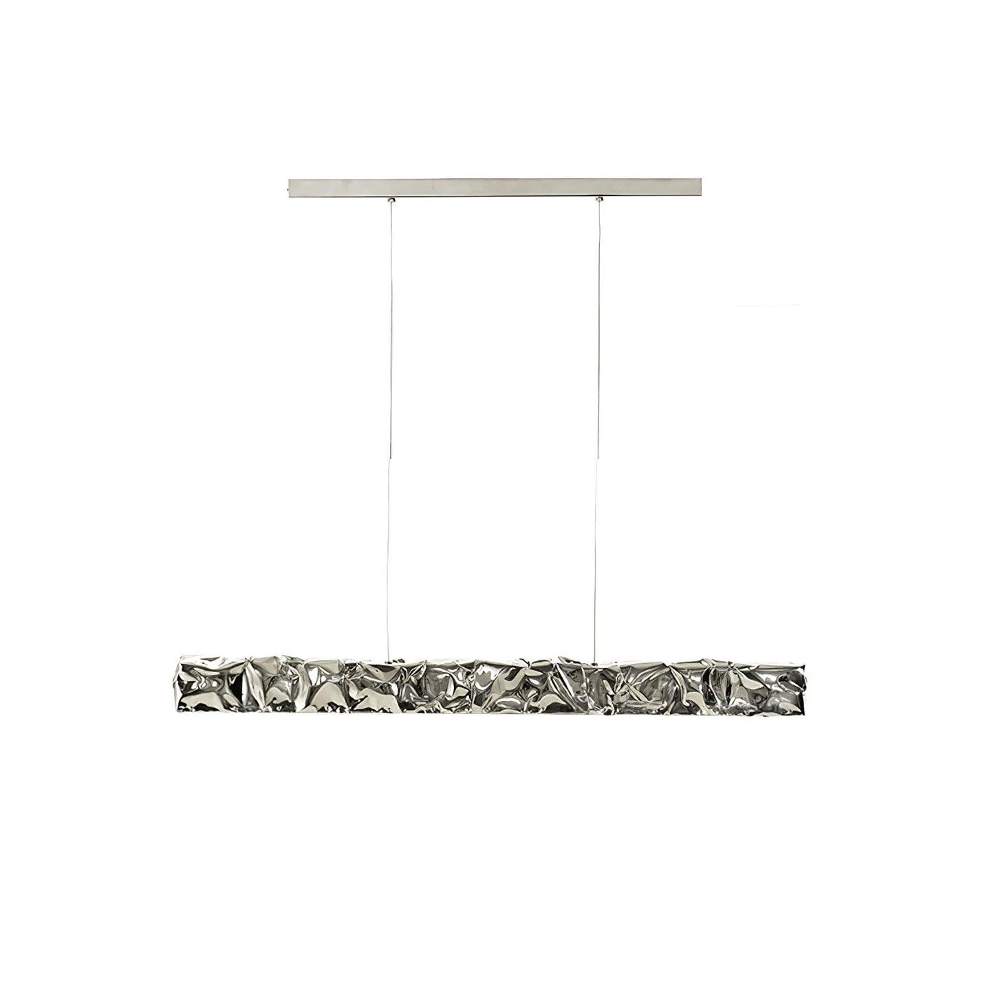 Opinion Ciatti Pendant Lamp Rectangle Dia 63″ x H 59.1″ / Dia 160cm x H 150cm / Silver / Warm Light Pendant light