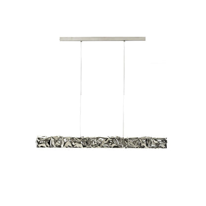 Opinion Ciatti Pendant Lamp Rectangle Dia 63″ x H 59.1″ / Dia 160cm x H 150cm / Silver / Warm Light Pendant light