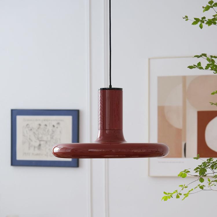 Optima Pendant Light Dia 17.7″ x H 10.6″ / Dia 45cm x H 27cm / Red Pendant light