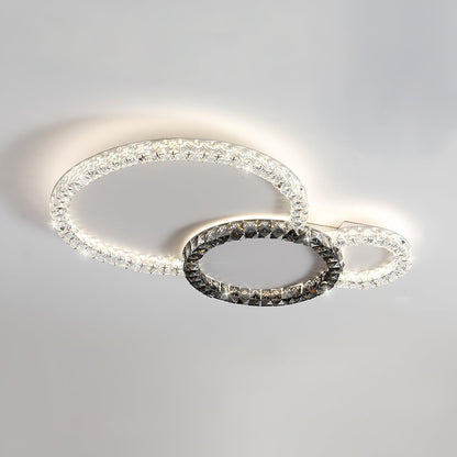Oraylia Ceiling Lamp L 39.4″ x W 29.1″ x H 2.2″ / L 100cm x W 74cm x H 5.5cm / White + Black / Trichromatic Light