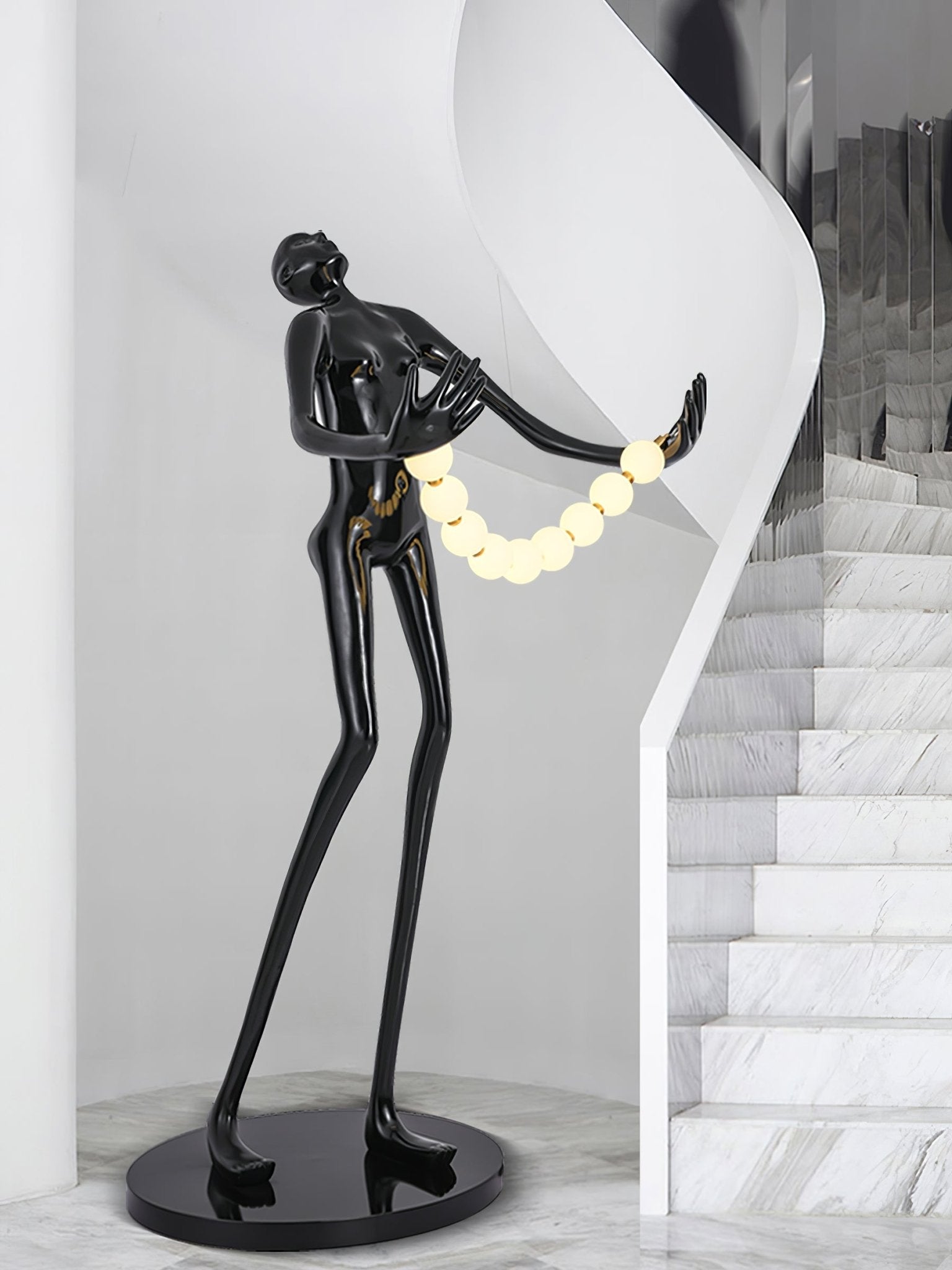 Orb Juggler Sculpture Floor Lamp Floor lamp