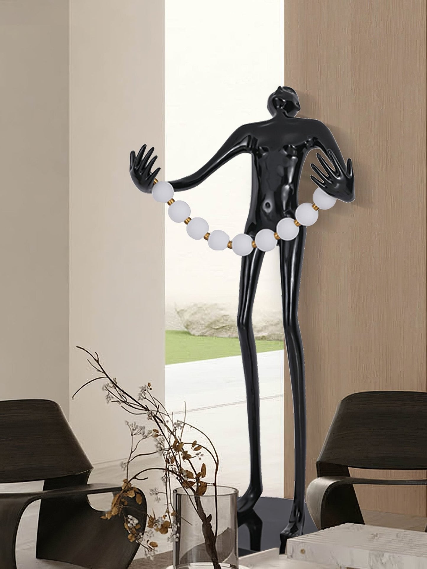 Orb Juggler Sculpture Floor Lamp Floor lamp