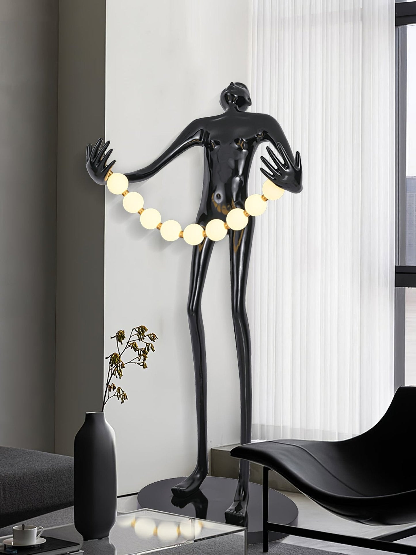 Orb Juggler Sculpture Floor Lamp Floor lamp
