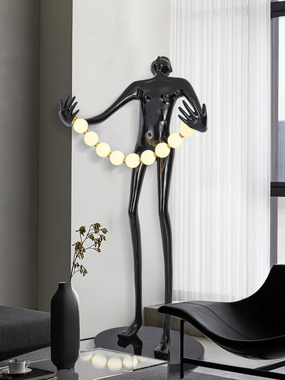 Orb Juggler Sculpture Floor Lamp Floor lamp