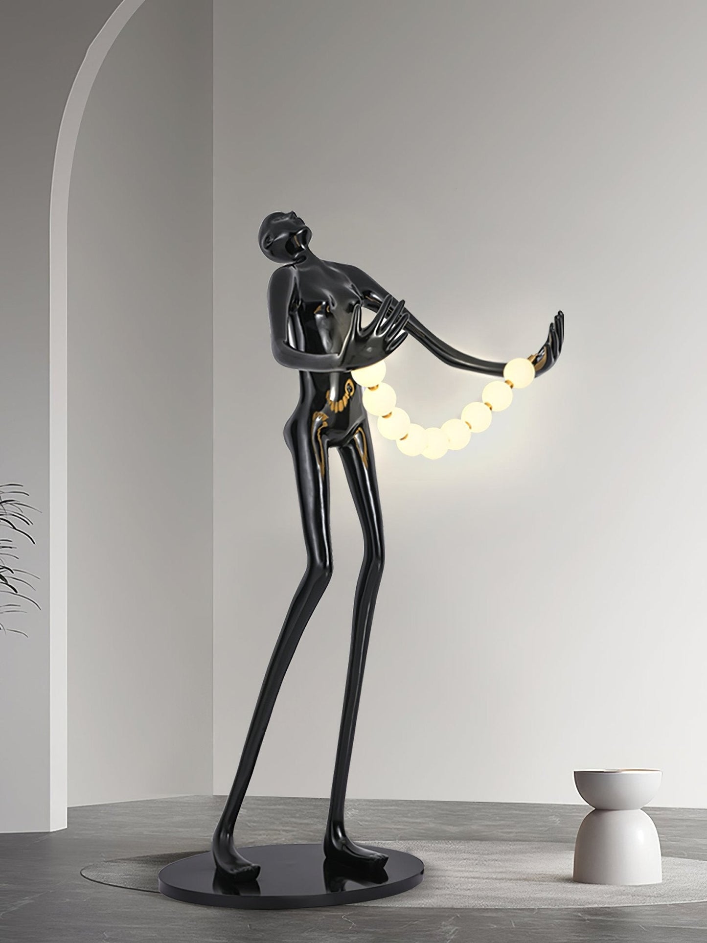 Orb Juggler Sculpture Floor Lamp Floor lamp