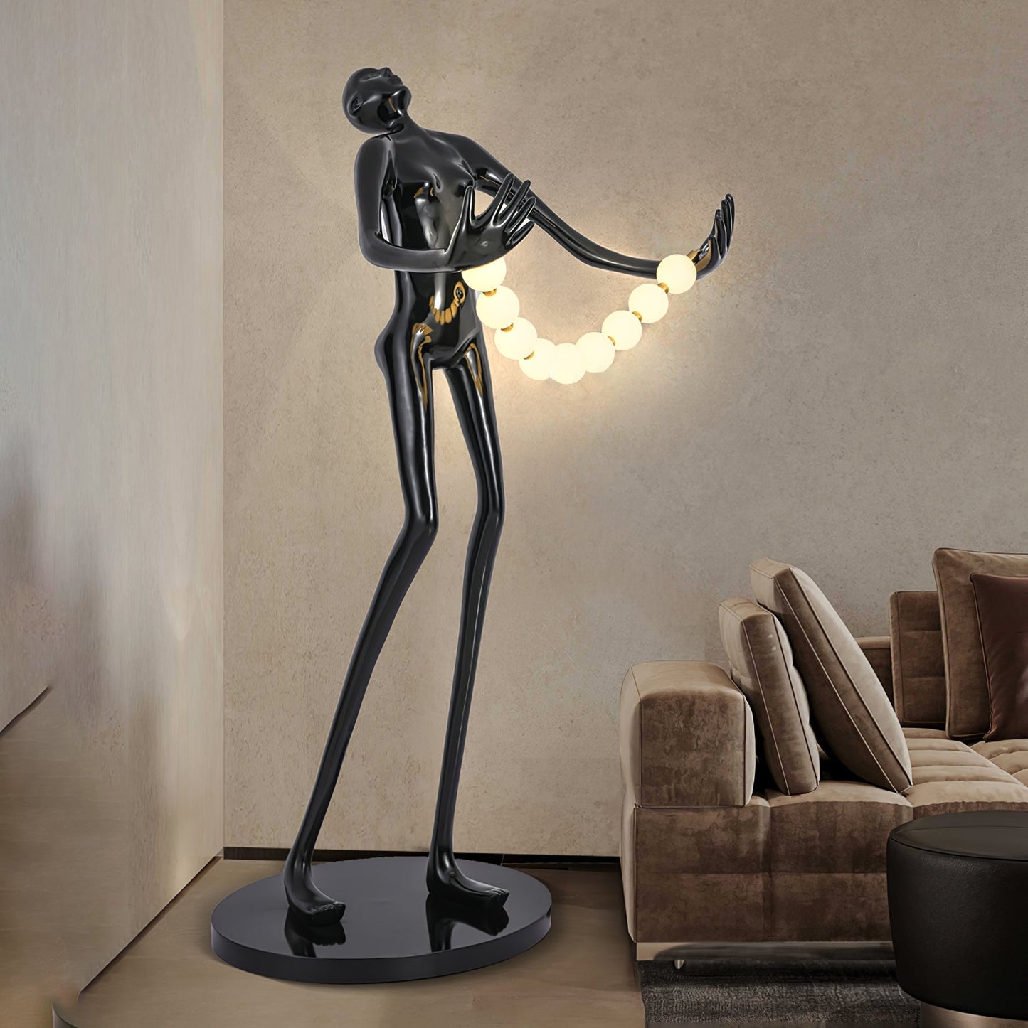 Orb Juggler Sculpture Floor Lamp Floor lamp