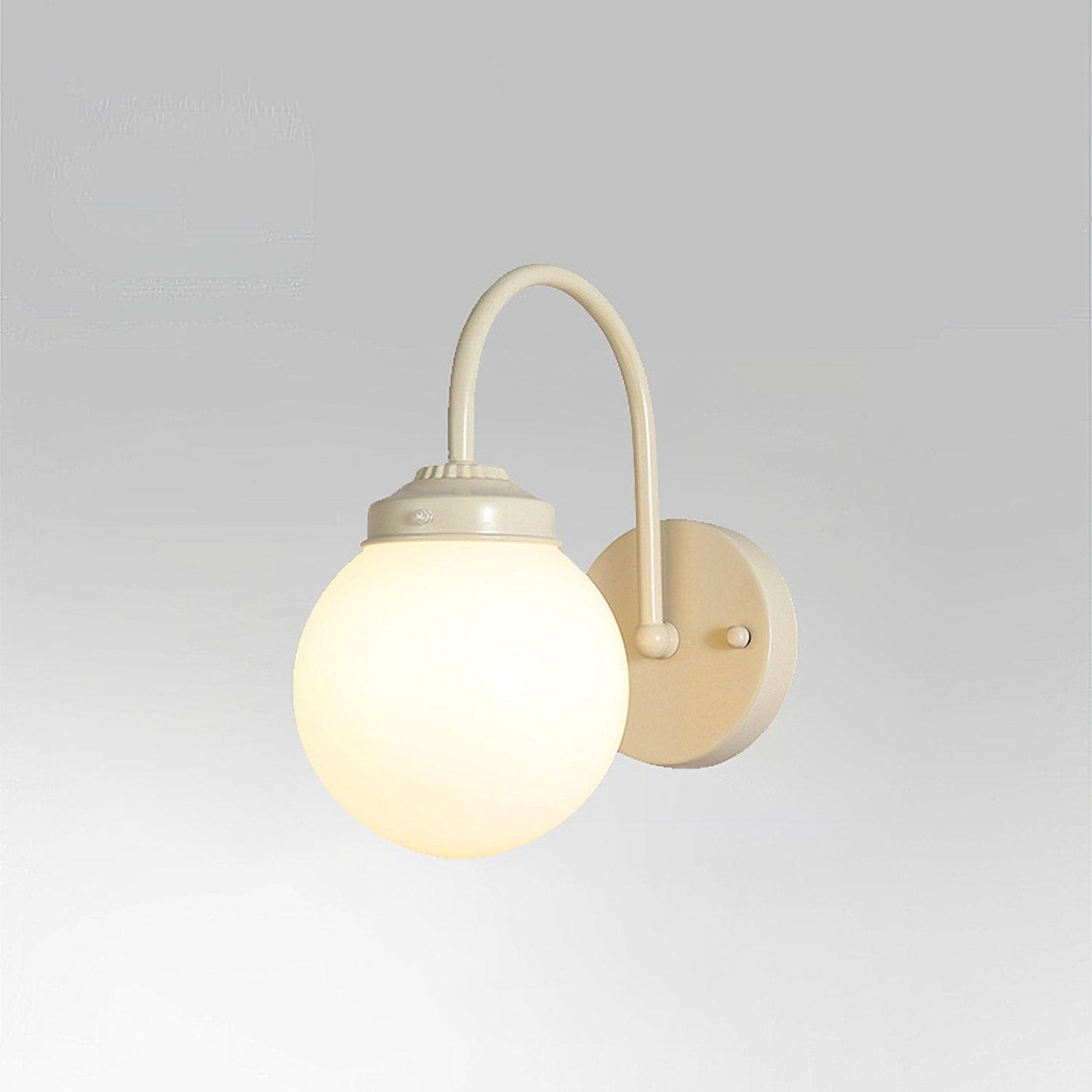 Orb Surface Wall Lamp Dia 5.9″ x H 10.2″ / Dia 15cm x H 26cm / Beige Wall lamp