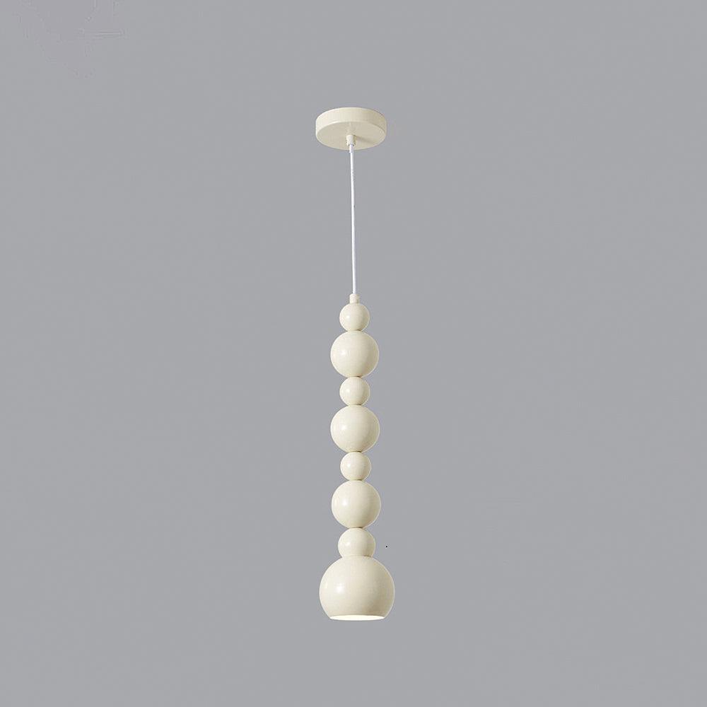 Orbet Metal Pendant Lights 8 Ball Dia 4.7″ x H 27.7″ / Dia 12cm x H 55cm / Beige Pendant light