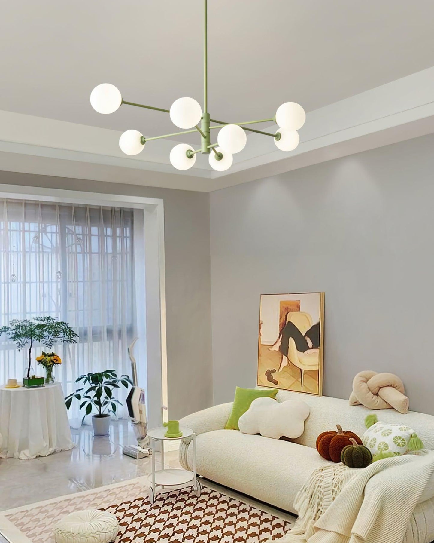 Orbi Green Chandelier Chandelier