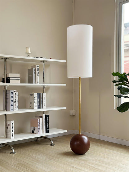 Orbis Wooden Sphere Floor Lamp Floor lamp