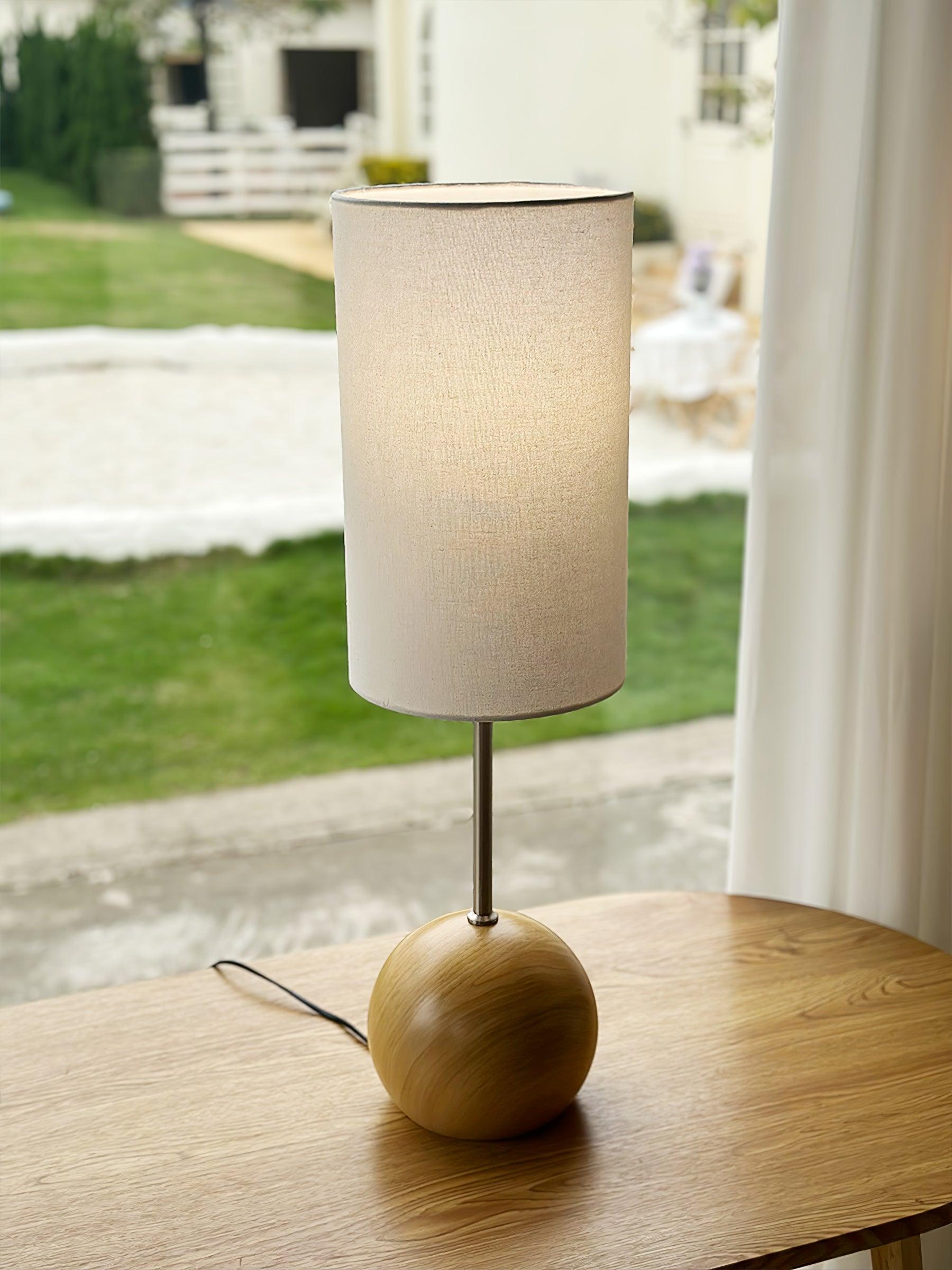 Orbis Wooden Sphere Table Lamp Table lamp