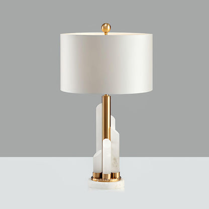 Orbit Metal Table Lamp Dia 11.8″ x H 27.5″ / Dia 30cm x H 70cm / Gold + White / US plug Table lamp