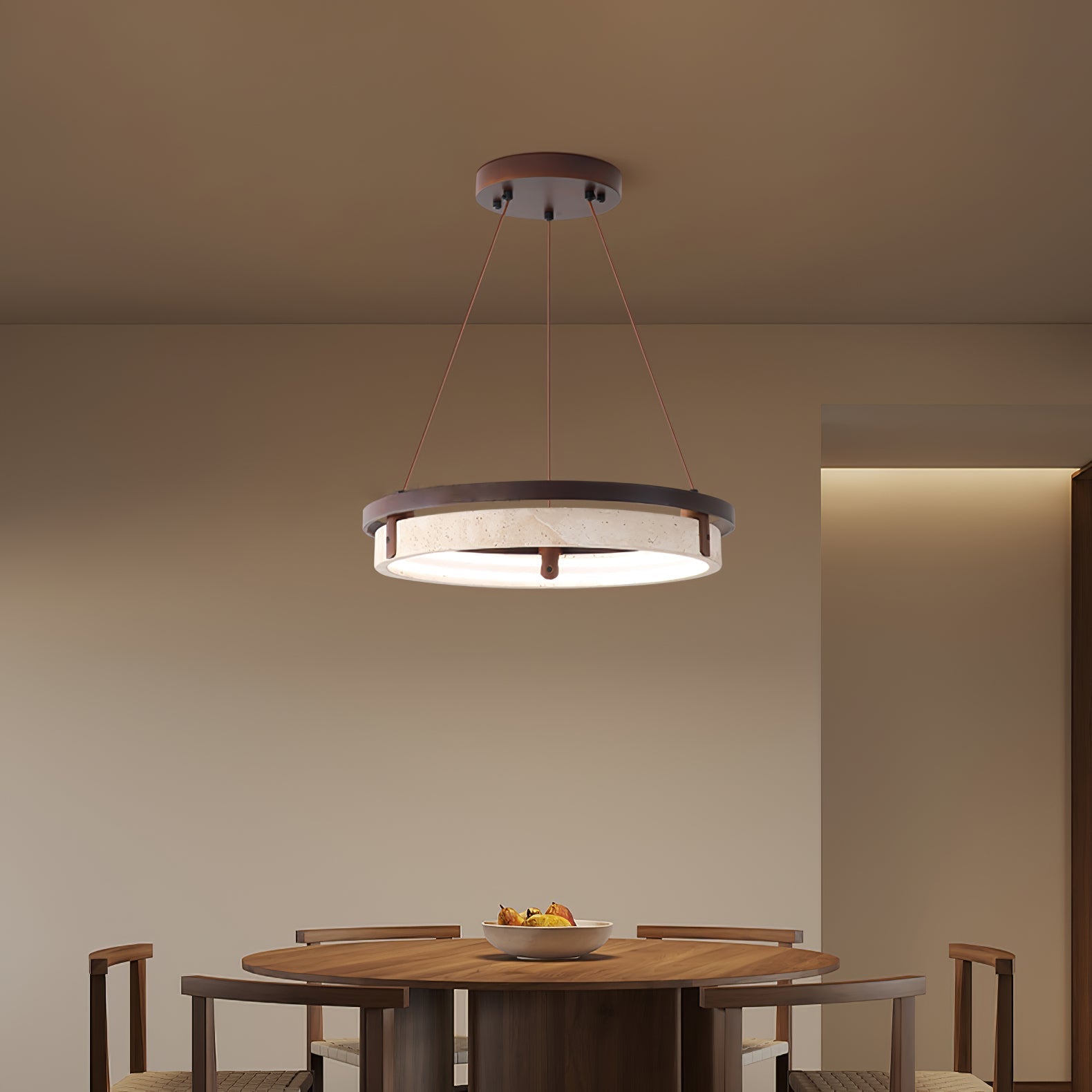 Orbit Travertine Pendant Light 1001 pendant Lamp