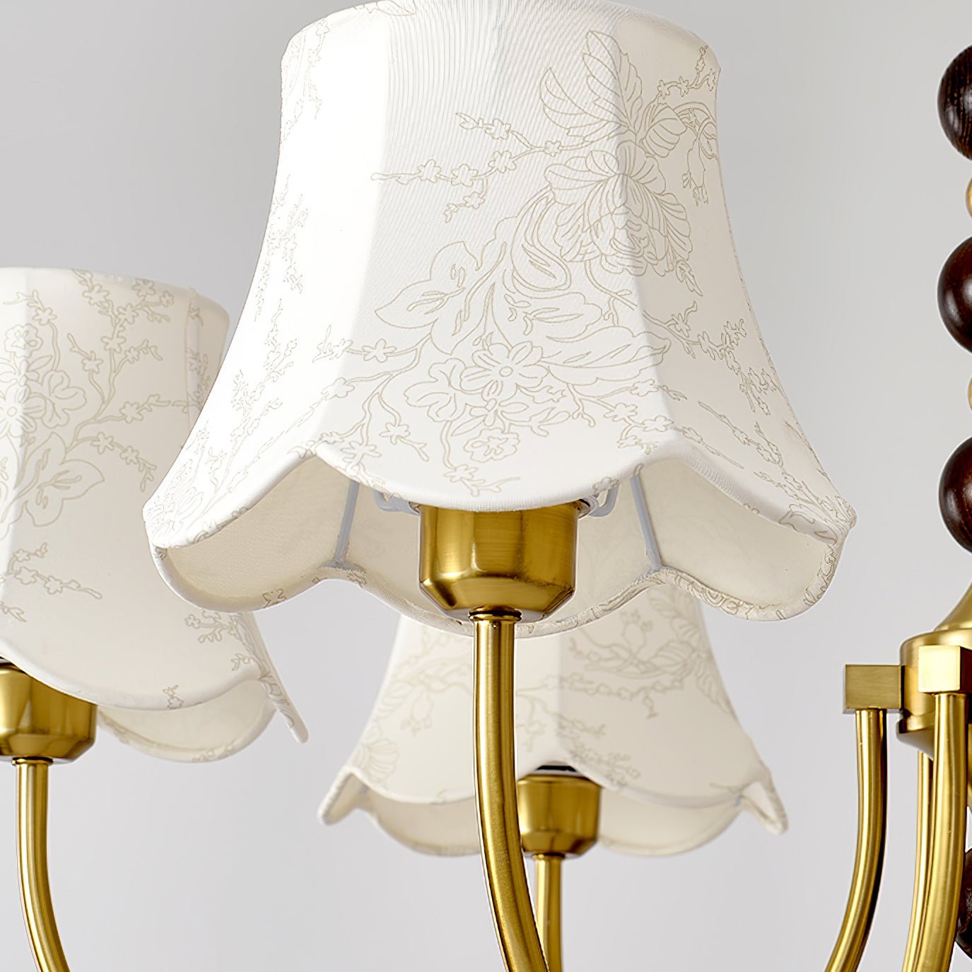 Orchid Fabric Chandelier Chandelier