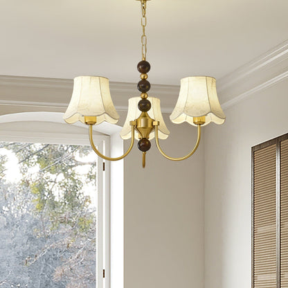 Orchid Fabric Chandelier Chandelier