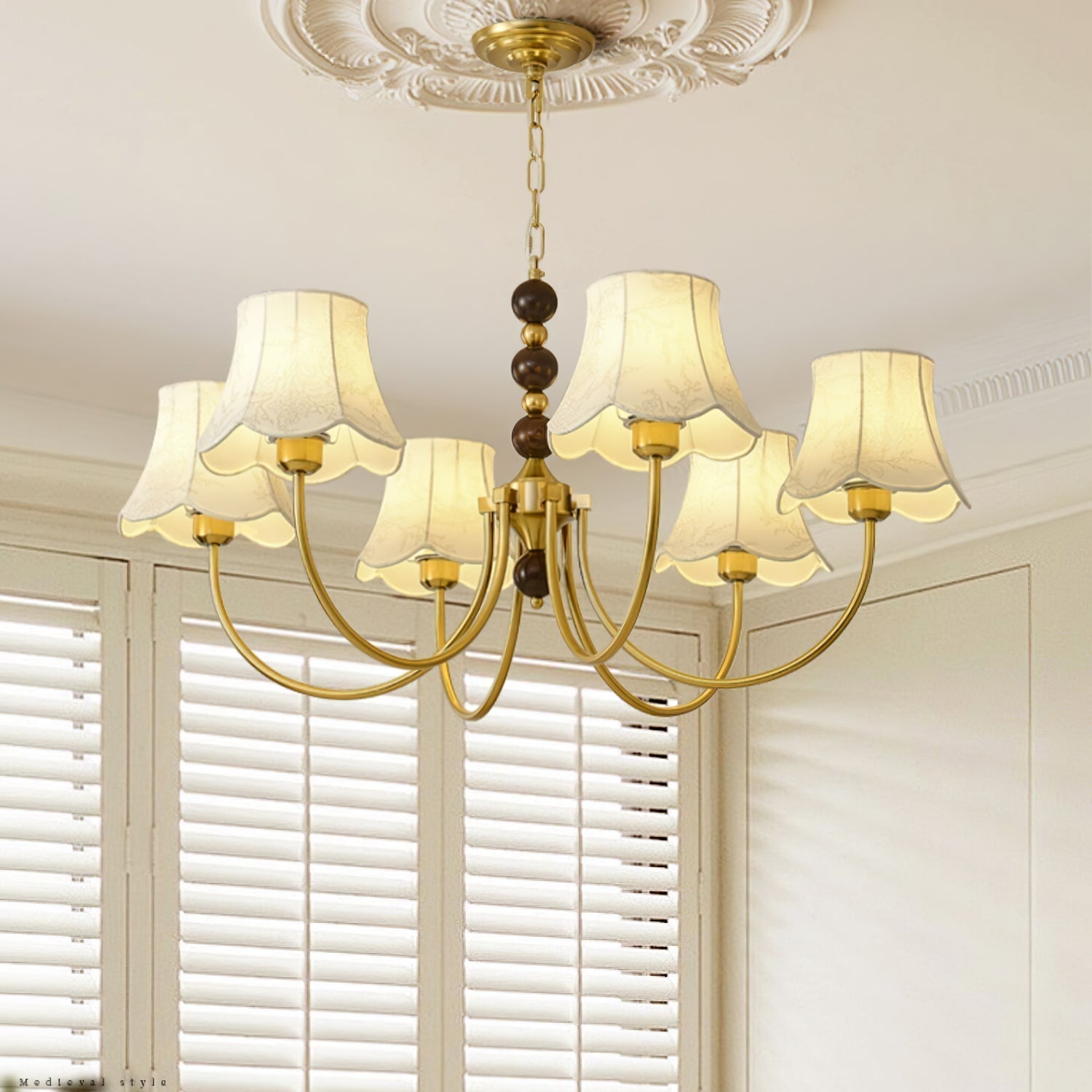 Orchid Fabric Chandelier Chandelier