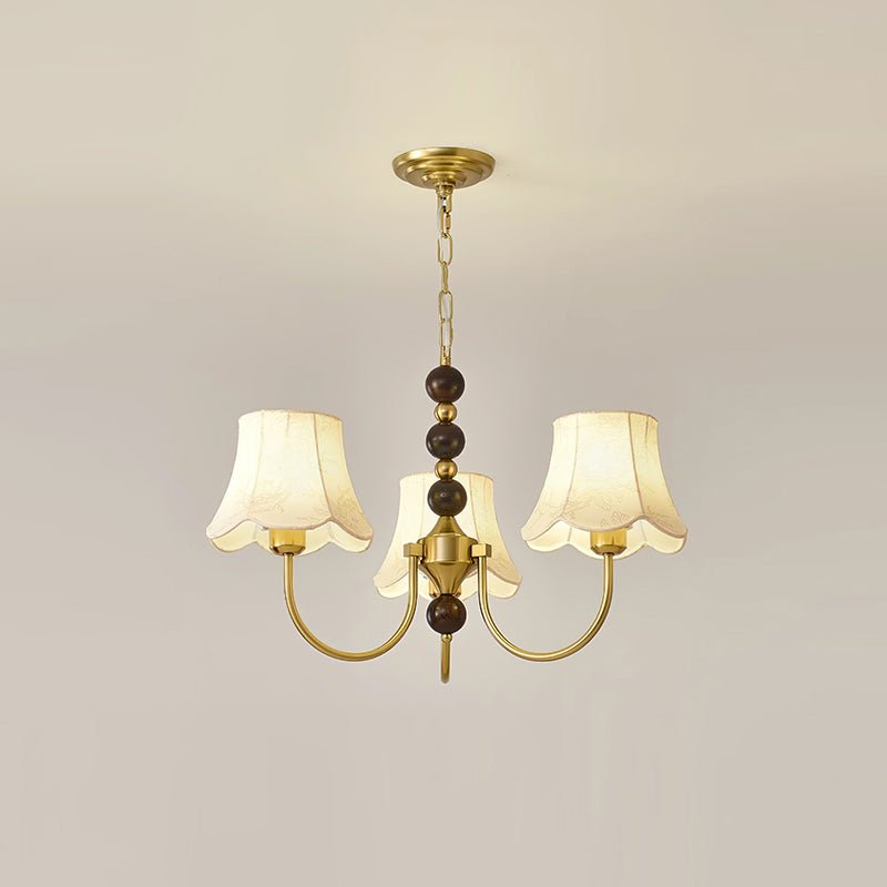 Orchid Fabric Chandelier Chandelier