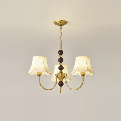Orchid Fabric Chandelier Chandelier