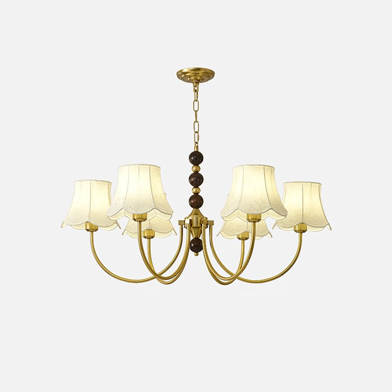 Orchid Fabric Chandelier Chandelier